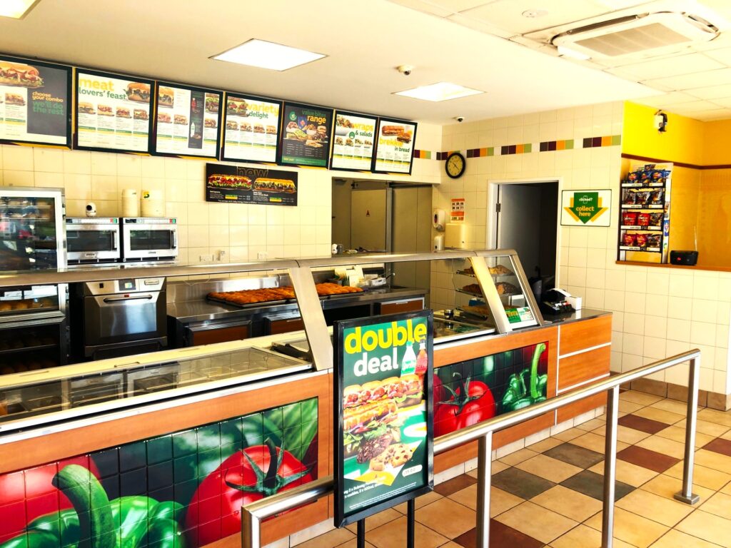 Subway restaurant - Acacia Motel nearby places to eat - Chinchilla